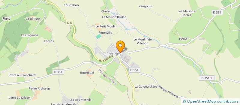 localisation de l'entreprise MILEROES à SAINTIGNY
