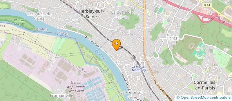 localisation de l'entreprise MILEROSE  LA FRETTE-SUR-SEINE