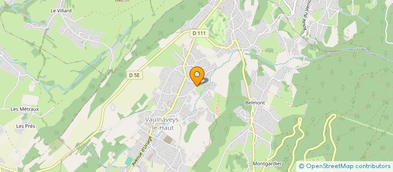 localisation de l'entreprise MILESI  VAULNAVEYS-LE-HAUT