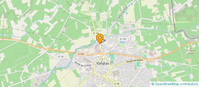 localisation de l'entreprise MILESI RENOV' à VALREAS