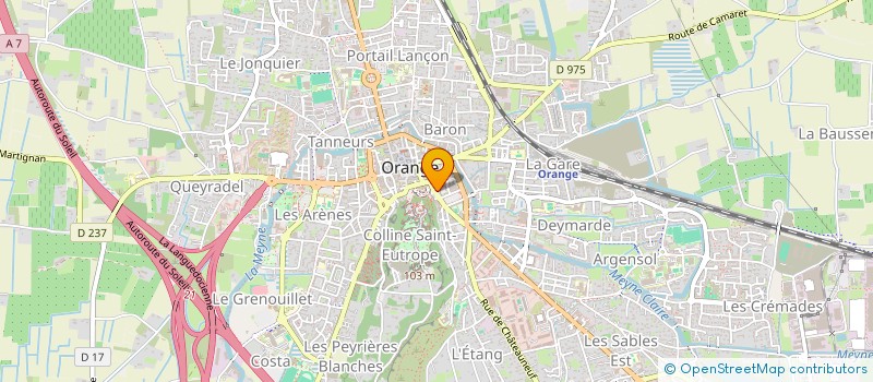 localisation de l'entreprise MILESTAR à ORANGE