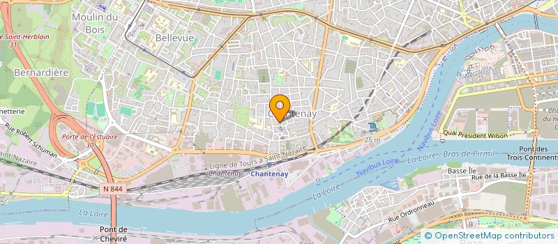 localisation de l'entreprise MILESTONES à NANTES