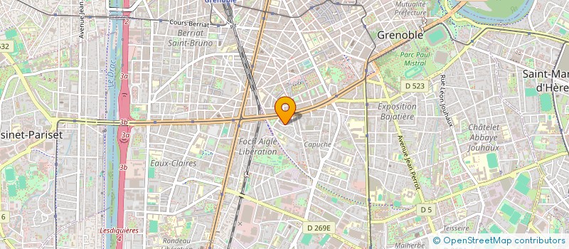 localisation de l'entreprise MILEV MULTISERVICES à GRENOBLE