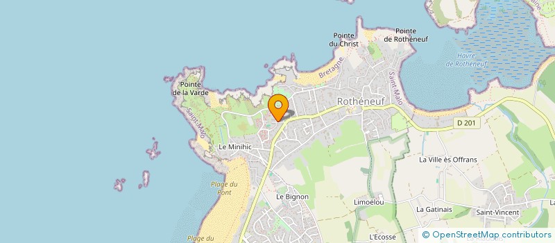 localisation de l'entreprise MILEVI SAS  SAINT-MALO