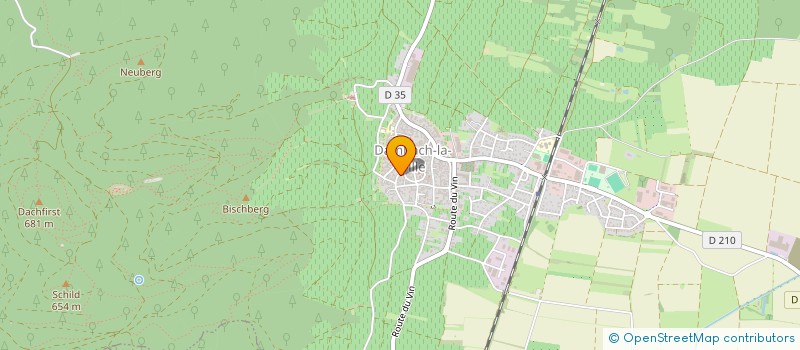 localisation de l'entreprise MILEZIM  DAMBACH-LA-VILLE