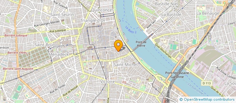 localisation de l'entreprise MILFLORA  BORDEAUX