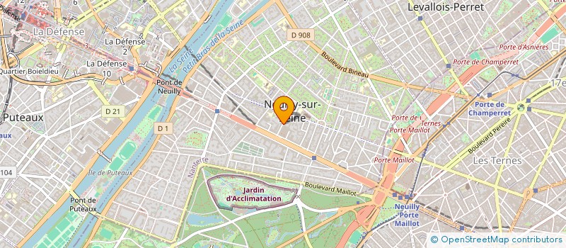 localisation de l'entreprise MILFORD COMPANY à NEUILLY-SUR-SEINE