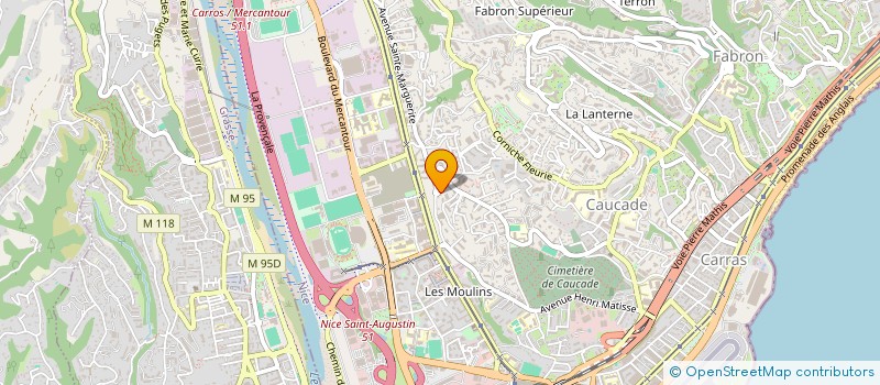 localisation de l'entreprise MILH à NICE