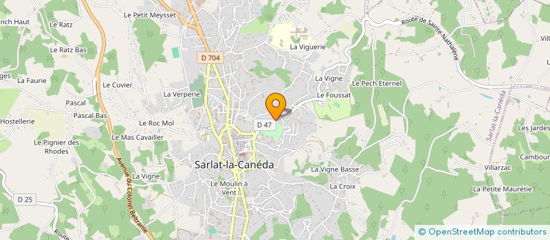 localisation de l'entreprise MILHAC AND CO à SARLAT-LA-CANEDA