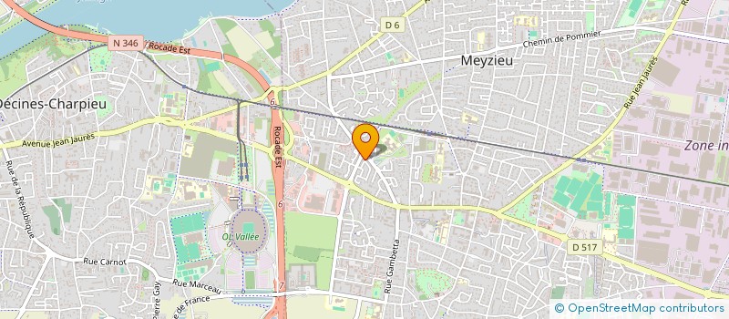 localisation de l'entreprise MILHAN  MEYZIEU