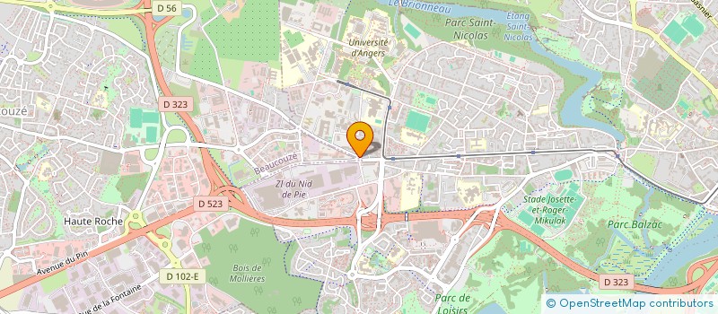 localisation de l'entreprise MILHAN@PROFIBRE  ANGERS