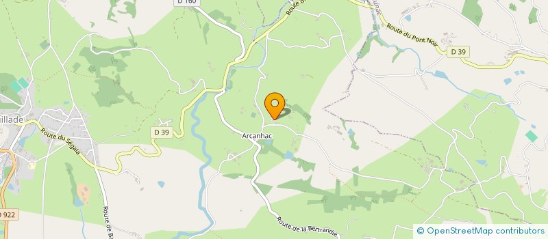 localisation de l'entreprise MILHARS  NAJAC