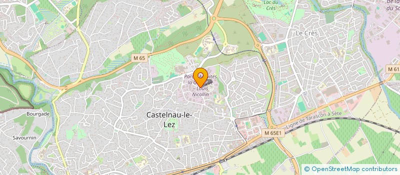 localisation de l'entreprise MILHAUD à CASTELNAU-LE-LEZ