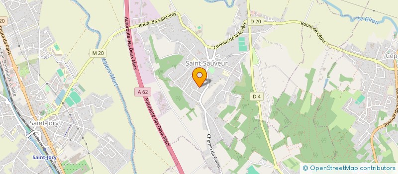 localisation de l'entreprise MILHAVET à SAINT-SAUVEUR