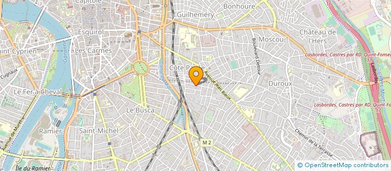 localisation de l'entreprise MILHES PRO CERAM  TOULOUSE