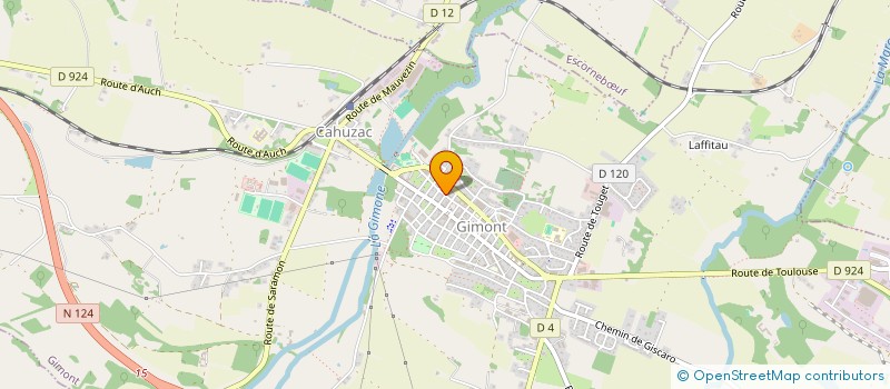 localisation de l'entreprise MILHORAT  ESCORNEBOEUF