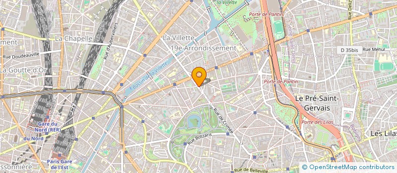 localisation de l'entreprise MILHOZ  PARIS