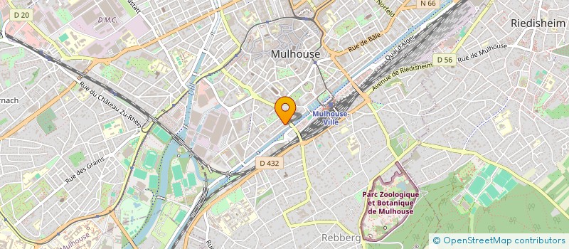 localisation de l'entreprise MILHUSER ADLER  MULHOUSE