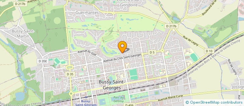 localisation de l'entreprise MILI  BUSSY-SAINT-GEORGES