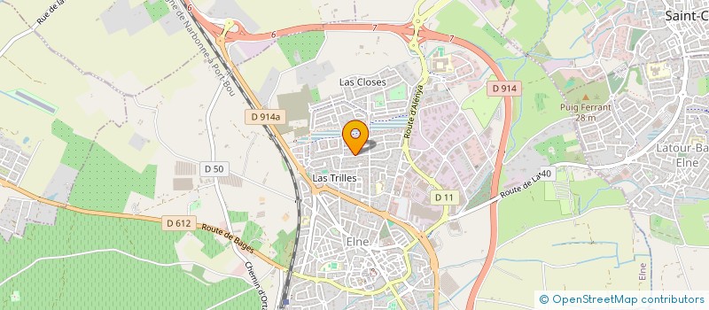 localisation de l'entreprise MILI  ELNE