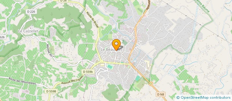 localisation de l'entreprise MILI  LE BEAUSSET