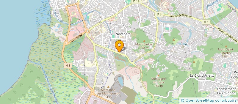 localisation de l'entreprise MILI FA  CAYENNE