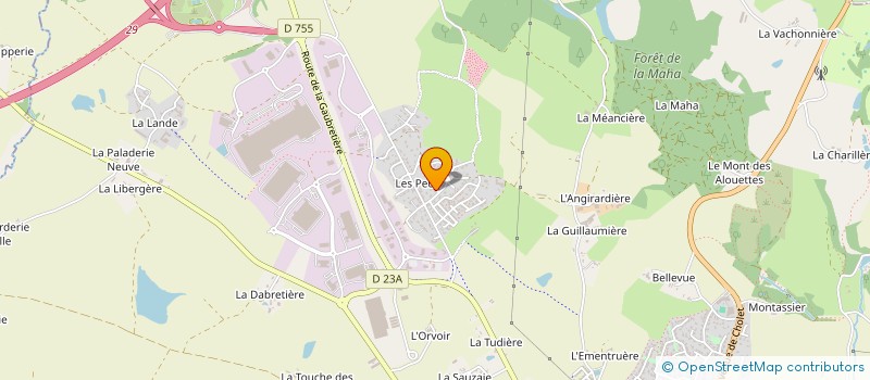 localisation de l'entreprise MILI GAUTHIER  LES HERBIERS