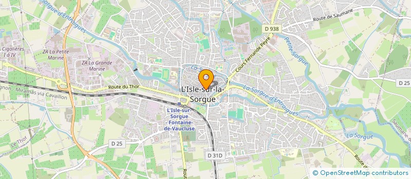 localisation de l'entreprise MILI-JANE à L'ISLE-SUR-LA-SORGUE