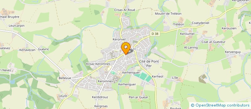 localisation de l'entreprise MILI'OPTIC  MILIZAC-GUIPRONVEL