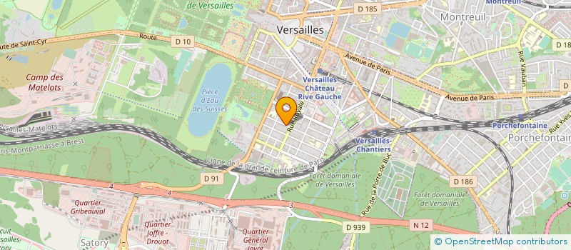 localisation de l'entreprise MILIA à VERSAILLES