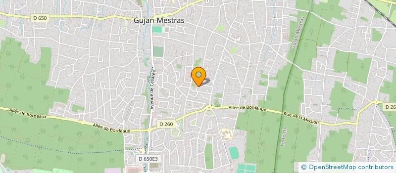 localisation de l'entreprise MILIANA à GUJAN-MESTRAS