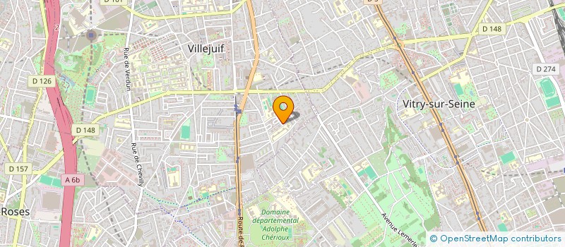 localisation de l'entreprise MILIANE COUTURE à VILLEJUIF