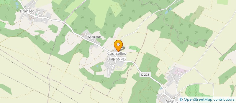 localisation de l'entreprise MILIC  COURCELLES-SAPICOURT