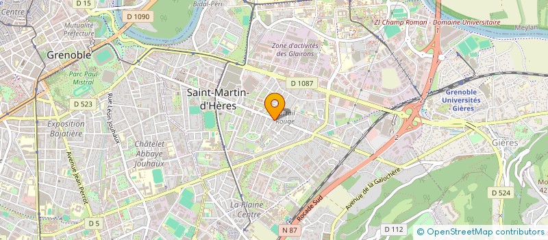 localisation de l'entreprise MILIC SERVICES à SAINT-MARTIN-D'HERES