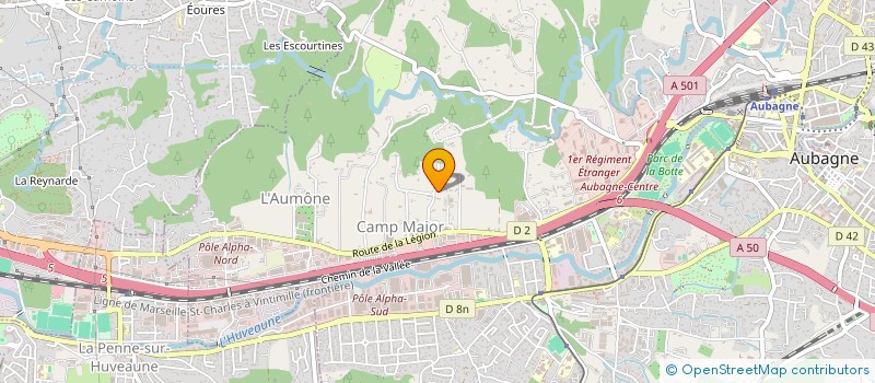 localisation de l'entreprise MILICE INVEST à AUBAGNE