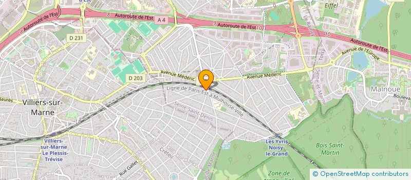 localisation de l'entreprise MILICIANO à NOISY-LE-GRAND