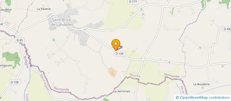 localisation de l'entreprise MILIDEES  SAINT-BRICE-DE-LANDELLES