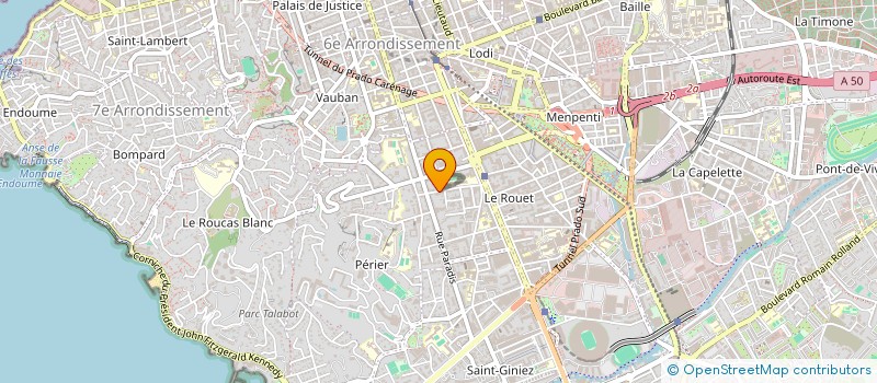 localisation de l'entreprise MILIE AZUR  MARSEILLE