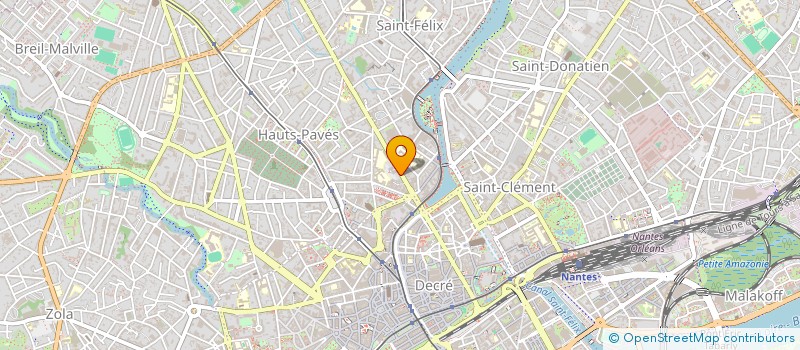 localisation de l'entreprise MILIEU à NANTES