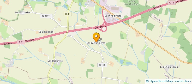 localisation de l'entreprise MILIFAB à LUIGNY