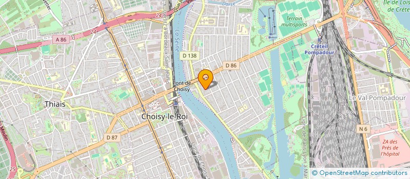 localisation de l'entreprise MILIMELO à CHOISY-LE-ROI