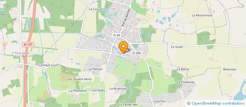 localisation de l'entreprise MILIN BREIZH à ORGERES