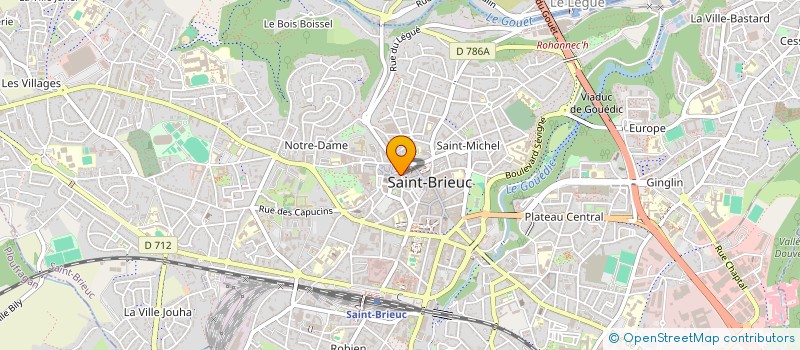 localisation de l'entreprise MILIN MARETTE BOULARD à SAINT-BRIEUC