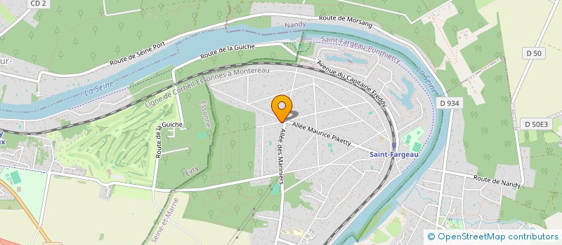 localisation de l'entreprise MILINE  SAINT-FARGEAU-PONTHIERRY