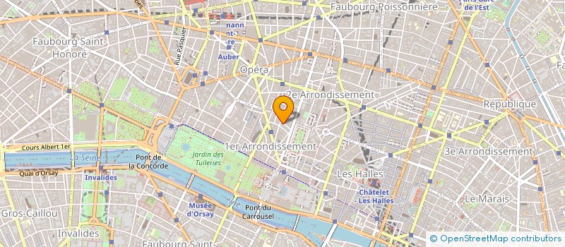 localisation de l'entreprise MILIOR à PARIS