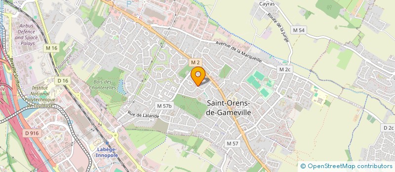 localisation de l'entreprise MILIROSE  SAINT-ORENS-DE-GAMEVILLE