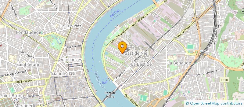 localisation de l'entreprise MILITEAM à BORDEAUX