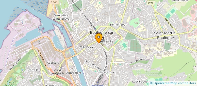 localisation de l'entreprise MILKARCASSES à BOULOGNE-SUR-MER