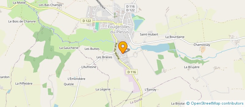 localisation de l'entreprise MILKING MATIC à FOUGEROLLES DU PLESSIS