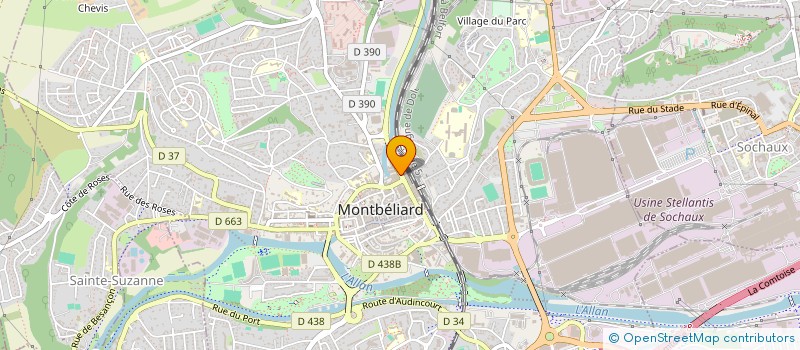 localisation de l'entreprise MILKIWEB à MONTBELIARD